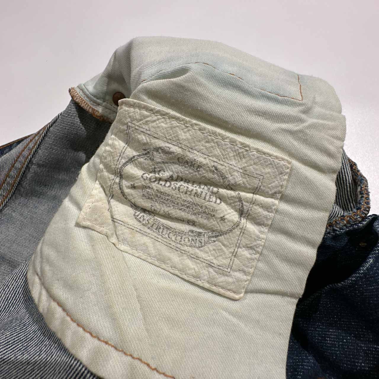 MADE IN USA製 ADRIANO GOLDSCHMIED デニムパンツ インディゴ W... USA 