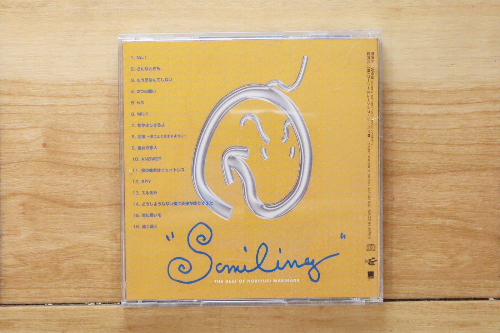 国内盤CD☆槇原敬之/Noriyuki Makihara□ SMILING～THE BEST OF