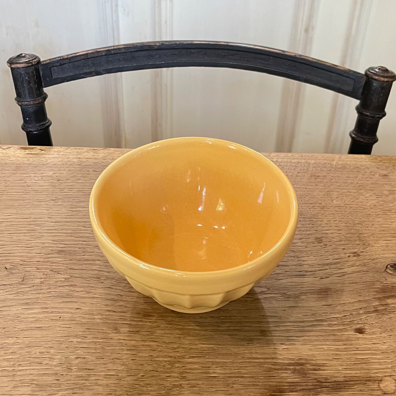 フランスアンティーク カフェオレボウル オレンジカラー