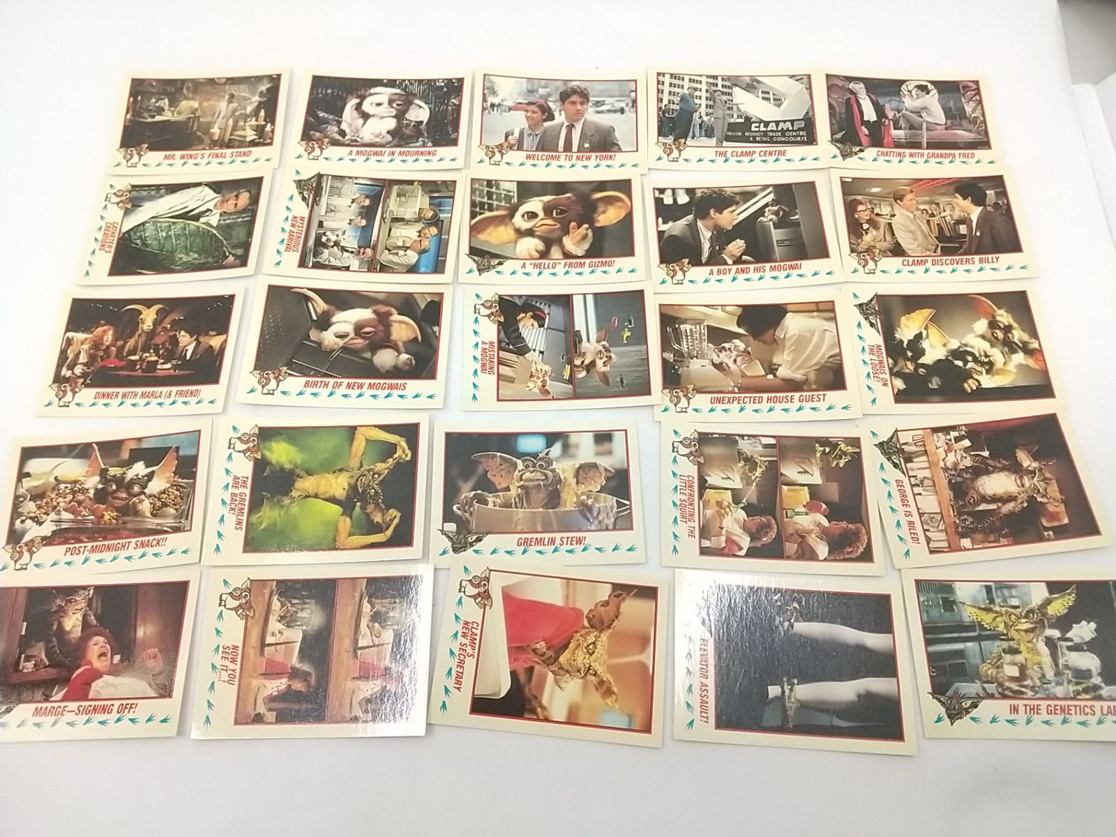 GREMLiNS 2: The New Batch COMPLETE COLLECTORS' EDITION Topps