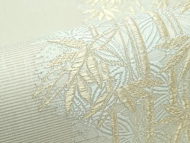 ◇507my14◇夏帯 羅文紙布綟織 市松 蜻蛉 全通 袋帯◇美品 袋帯 夢月 未使用品 ペイズリー模様 本場奄美大島 全通柄 MUGETU