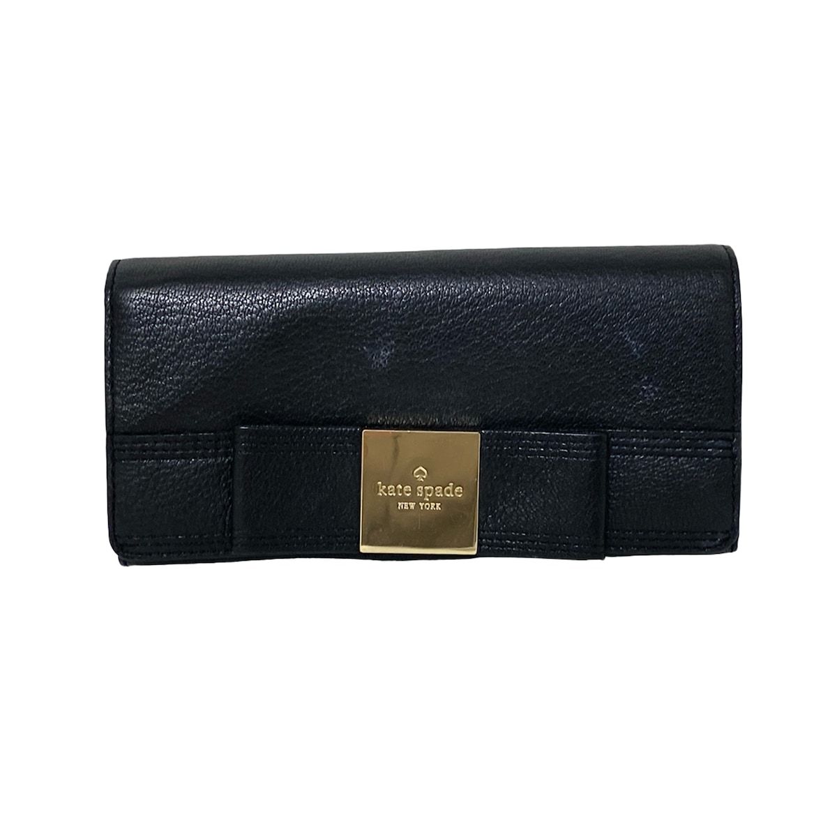 Kate spade(ケイトスペード) 長財布 - PWRL2600 黒 レザー