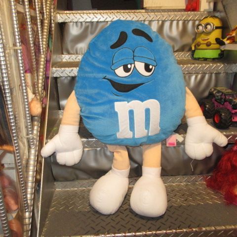 m&m's BIGぬいぐるみ 工場 M&M's☆エムアンドエムズ☆大きいぬいぐるみ☆クッション☆ブルー