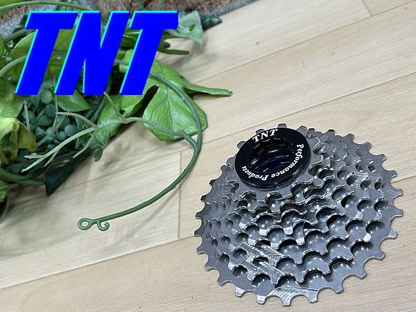 テルスポ イチ推し!! !! TNT 8速 スプロケット チタン製 12-28T 195g シマノフリー対応 ロード ミニベロ クロス MTB M-1372