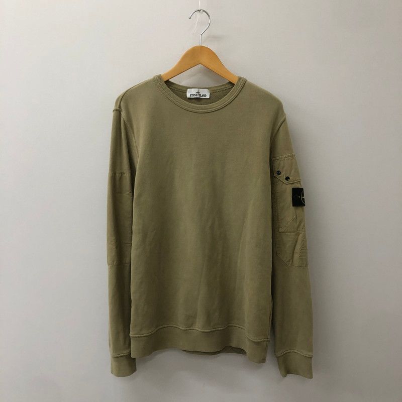 STONE ISLAND ストーンアイランド BRUSHED ORGANIC COTTON FLEECE 811563920 ブラッシュド オーガニックコットン フリース トップス スウェット トレーナー 141-250430-kk-28-tei