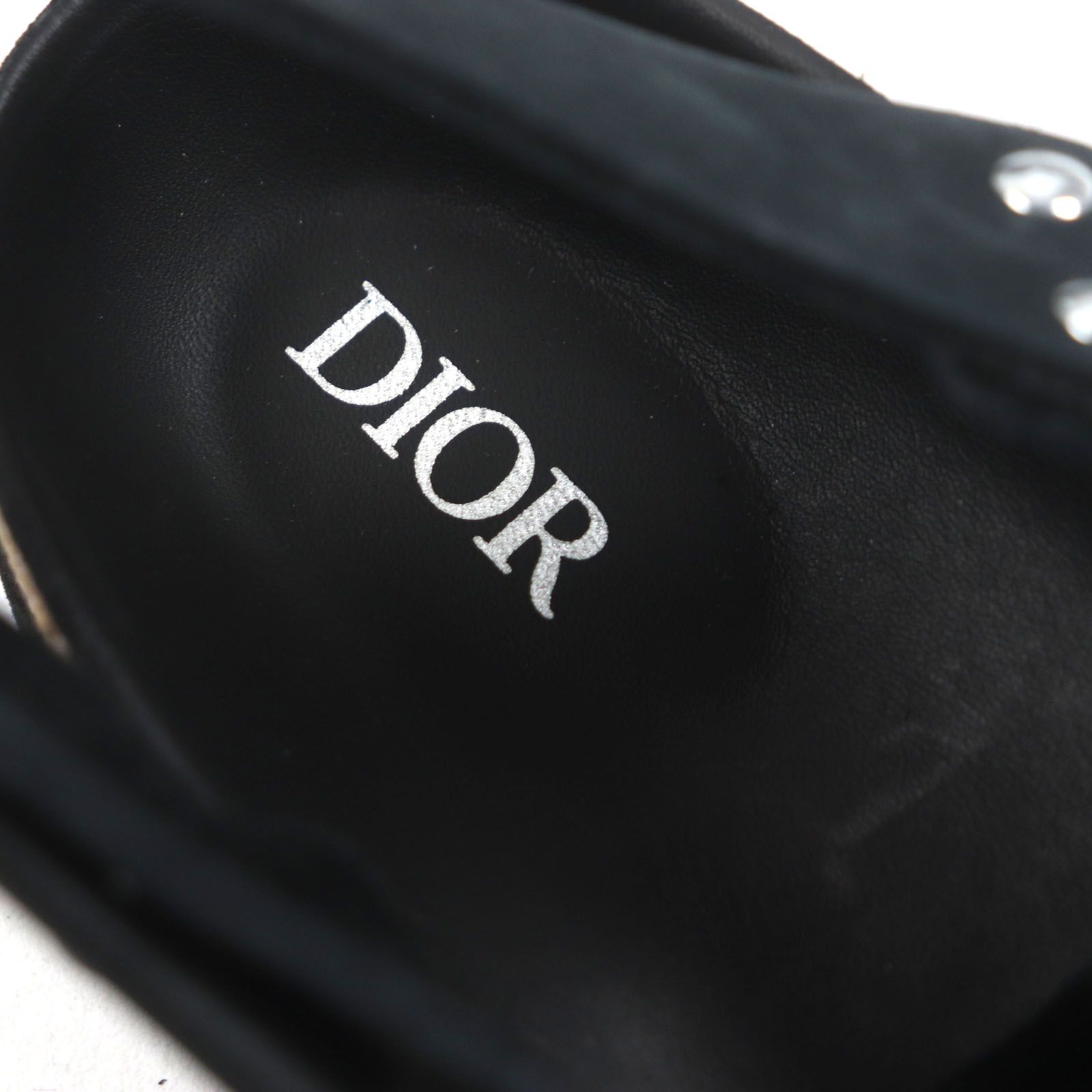 DIOR ディオール オム ビルケンシュトック MILANO ミラノ スウェードレザー ローラーコースター サンダル ブラック 39 25 cm ドイツ製 メンズ セーター 重ね着