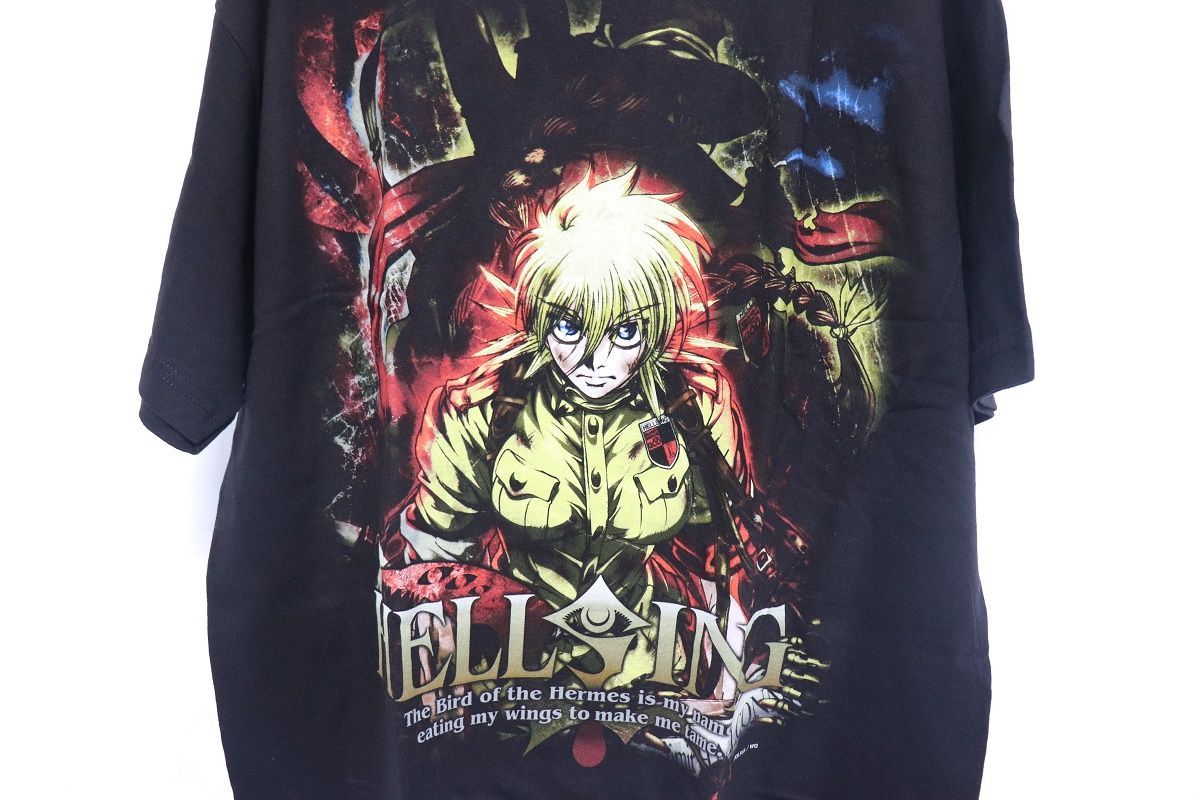 新品HELLSINGセラス・ヴィクトリア×GEEKS RULE TシャツXLシルク