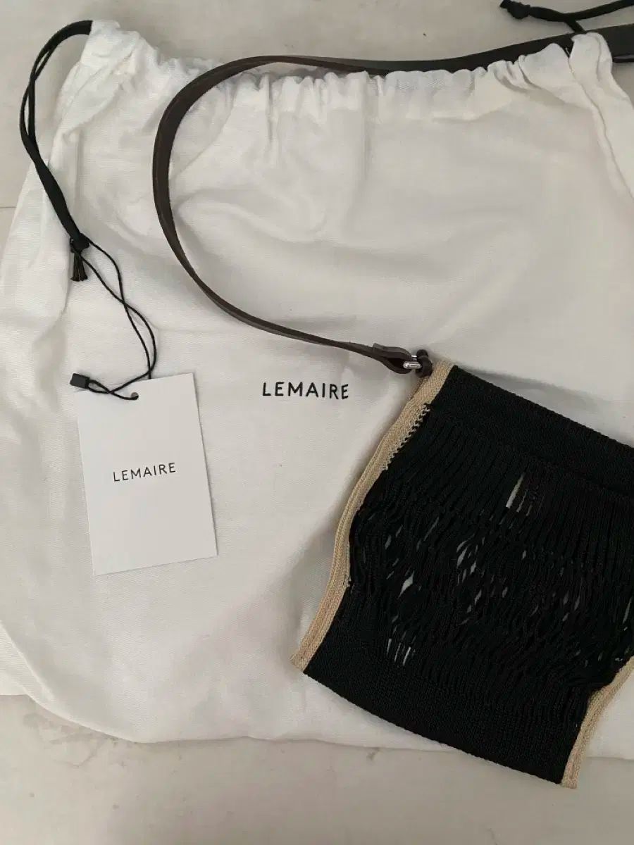 LEMAIRE ルメール ネットバッグ ブラック ミニ