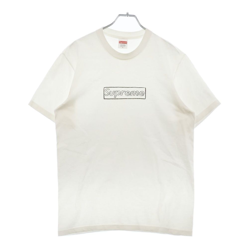 SUPREME (シュプリーム) 21SS×KAWS Chalk Logo Tee カウズ チョーク
