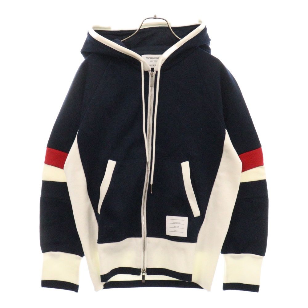 THOM BROWNE (トムブラウン) ジップアップフーディー チャンキー