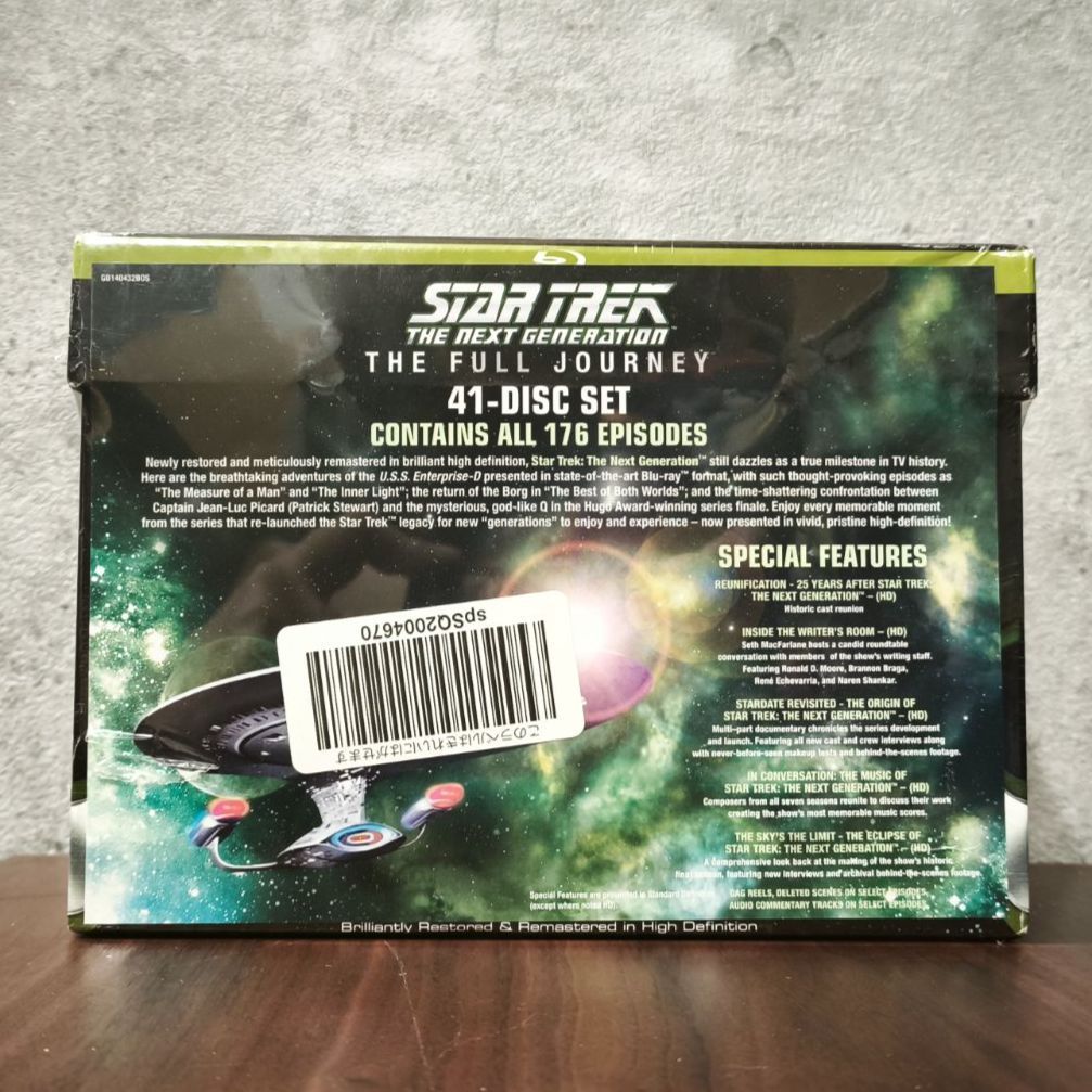 未開封 スター トレック ザ ネクスト ジェネレーション 輸入盤 STAR TREK THE NEXT GENERATION THE FULL JOURNEY Blu- ray SNA 225092904008FA