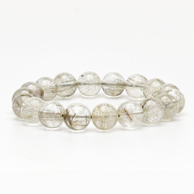 シルバールチルクォーツ ブレスレット 12.5mm シルバールチルクォーツ ブレスレット 12.5mm