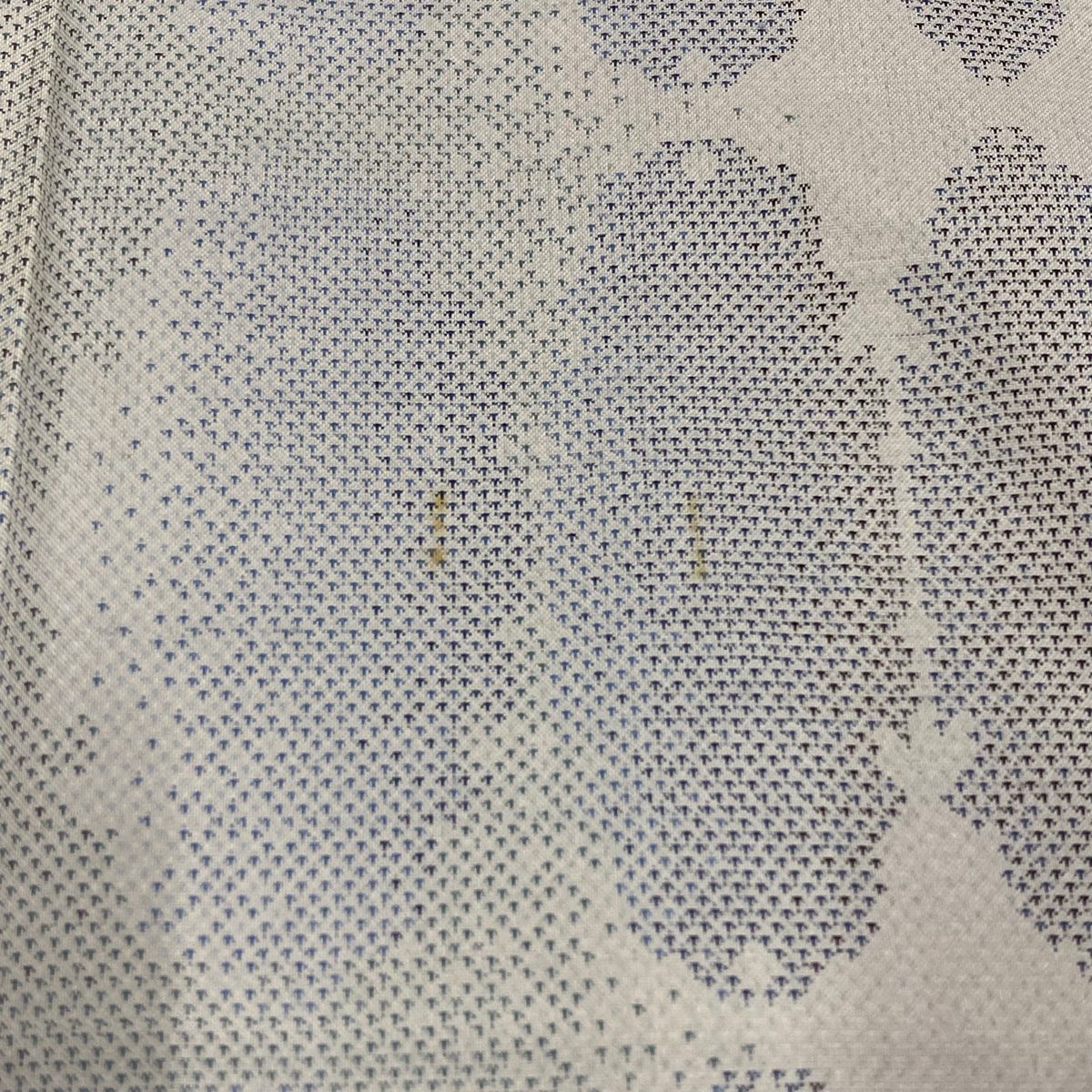 平和屋着物□本場大島紬 割り込み絣 花唐草文 正絹 逸品 DAAX5216cd