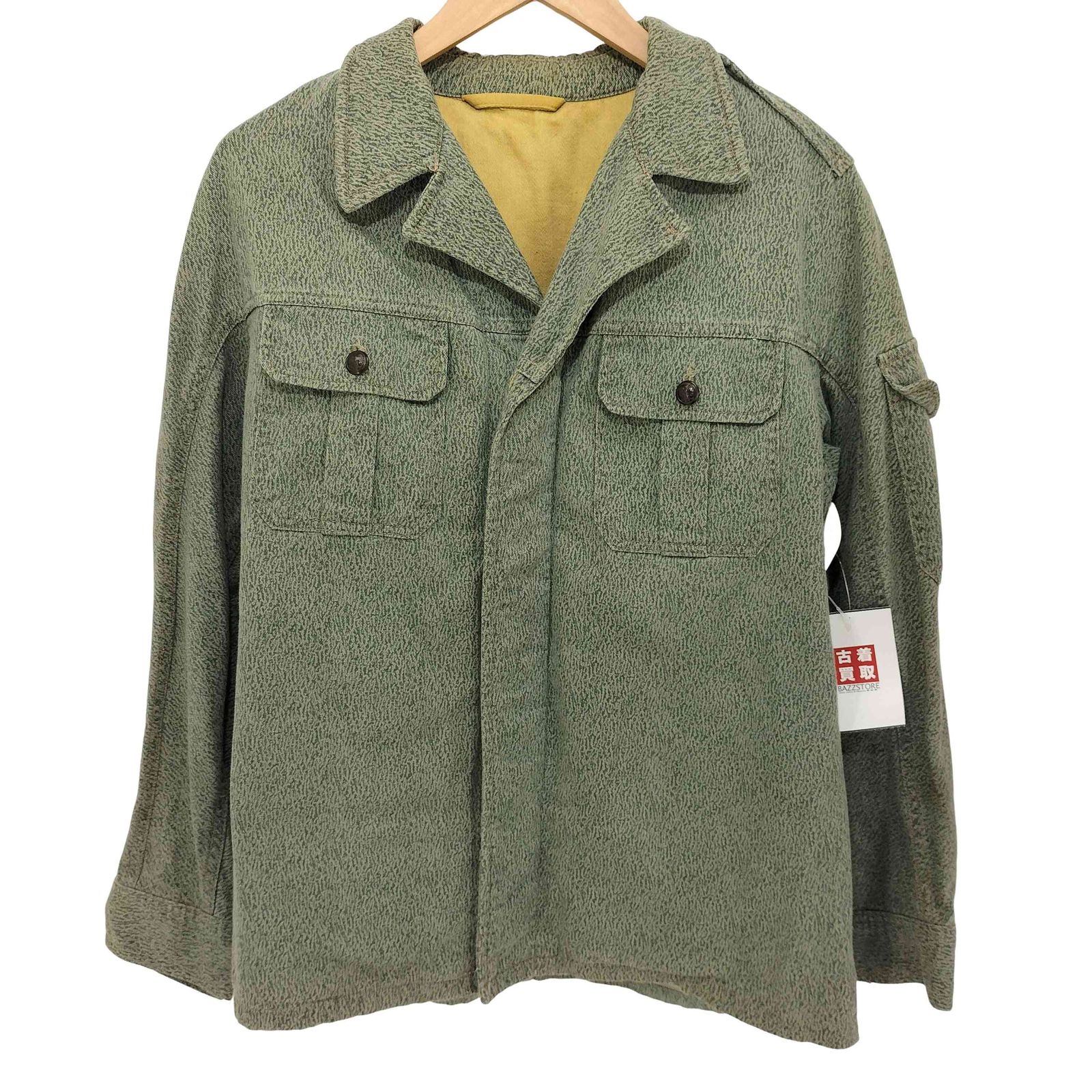 70s ヴィンテージ ポーランド軍 ワームカモジャケット ユーロ ミリタリー 古着 70s ポーランド軍 ワーム カモ 迷彩 ミリタリー コットン