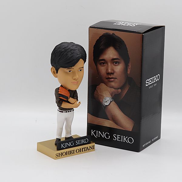 大谷翔平 フィギュア KING SEIKO 美品 非売品 セイコーキングセイコー 大谷翔平 バブルヘッド
