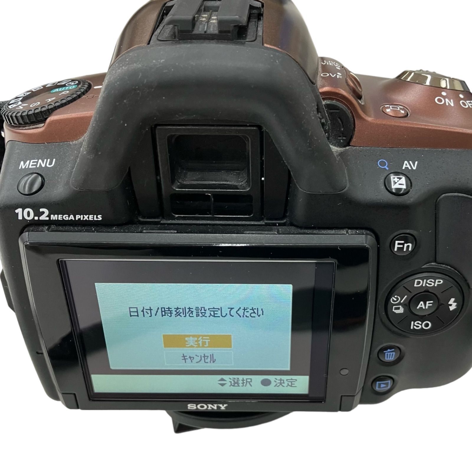 186000 現状品 SONY ソニー ブラウン メタリック DSLR-A330 デジタル