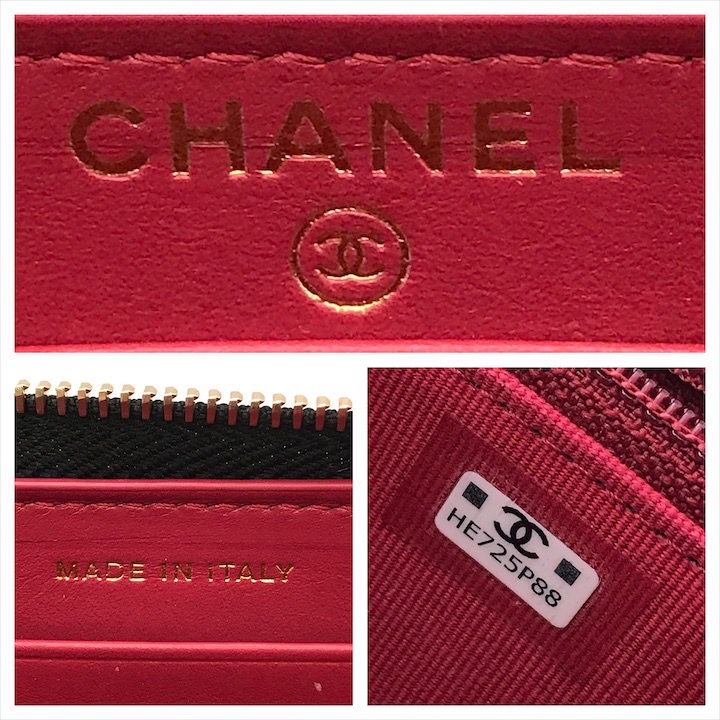 超美品 CHANEL シャネル ココマーク ラウンドファスナー 財布