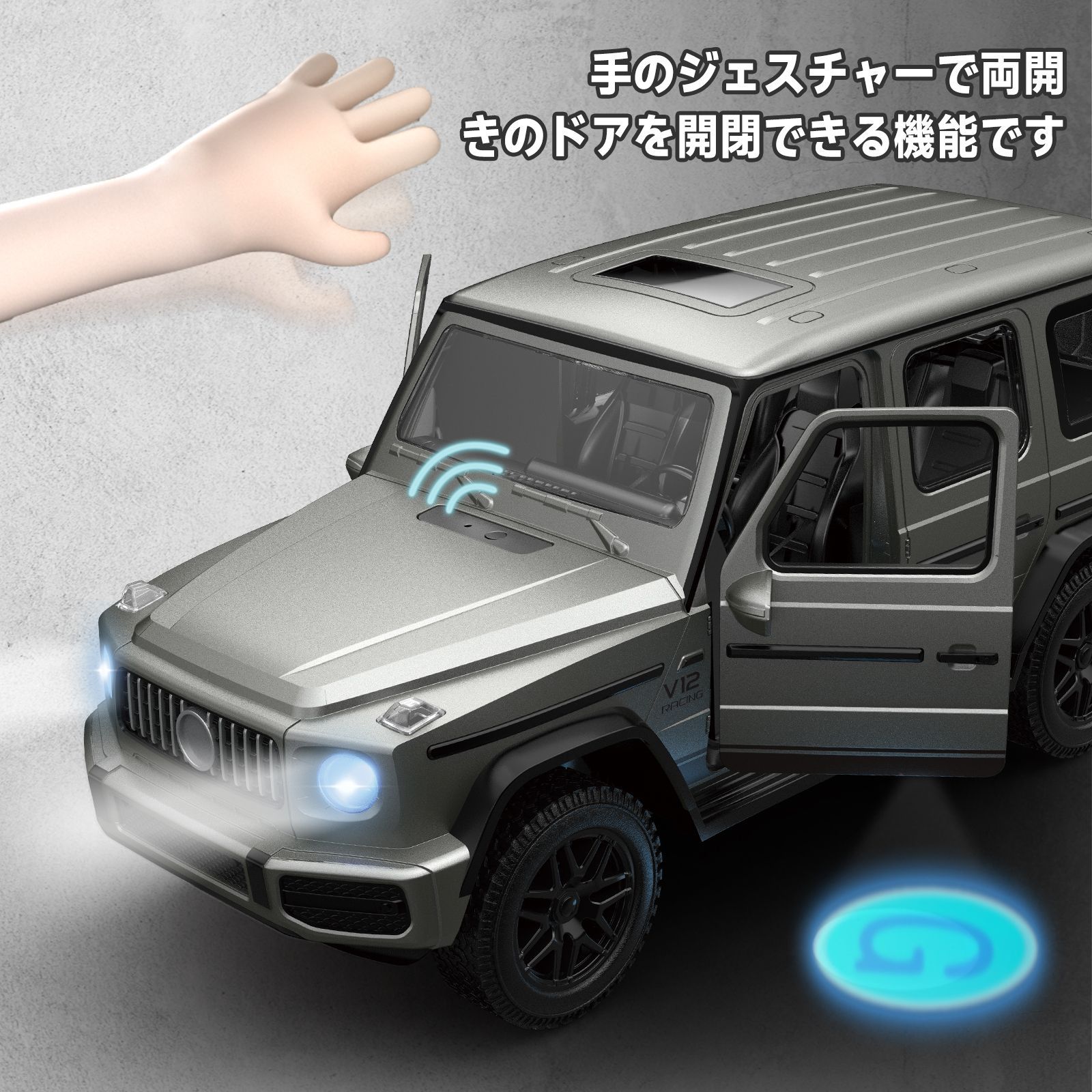 ラジコンカー 36CM オフロード ジープ ラジコン 車 4WD LED車灯 黒 Amazon.co.jp: Ritaosan 大型 ラジコンカー オフロード ジープ