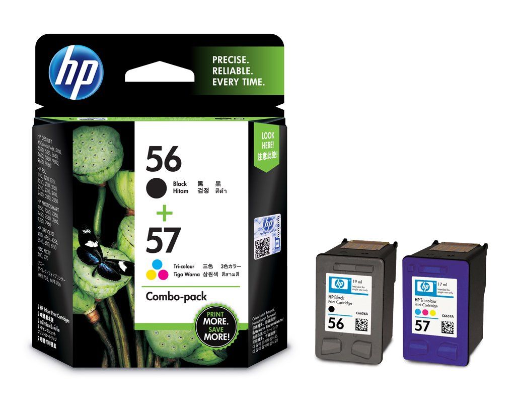 ヒューレット・パッカード HP 56/57 黒・カラーパック