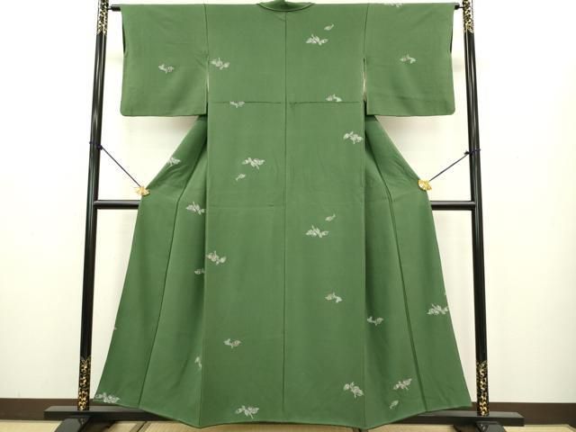 平和屋着物●上質な紬　市松綾織　縞　正絹　逸品　CAAW3169ut 平和屋着物○上質な紬 市松綾織 縞 正絹 逸品 CAAW3169ut