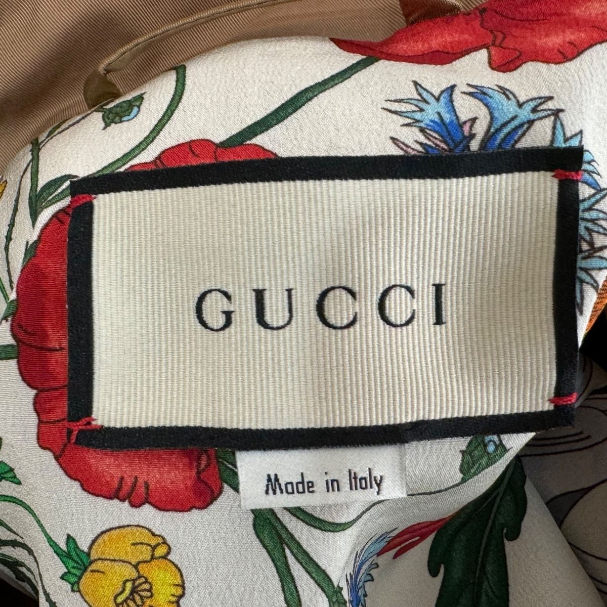 GUCCI(グッチ) トレンチコート サイズ38 S レディース美品 - 572881 Z496A ブラウン 長袖/春/秋 - メルカリ