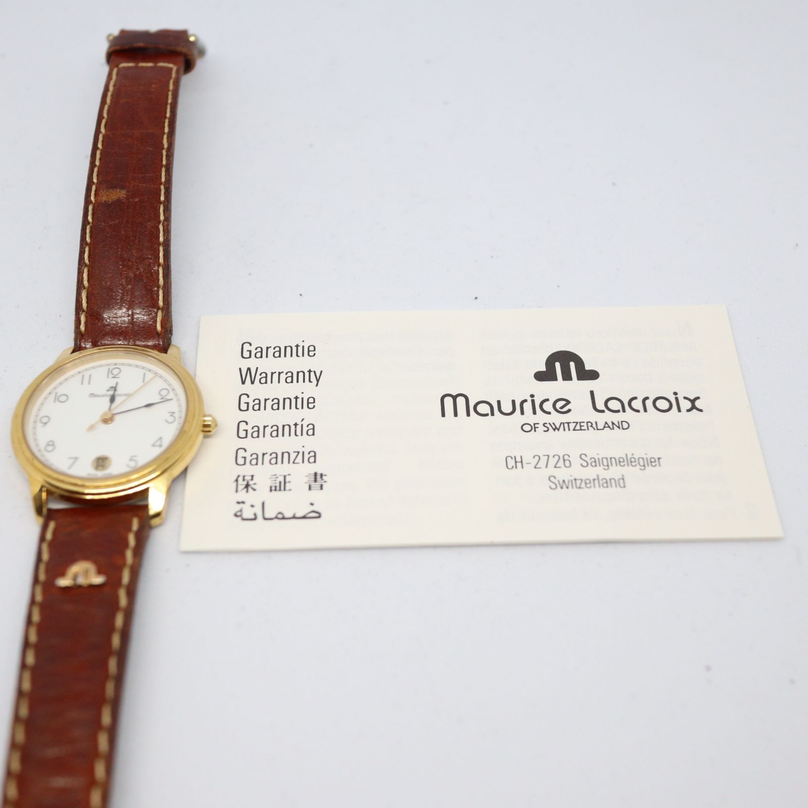 稼働品】Maurice Lacroix モーリスラクロア 69522 ギャラ付き