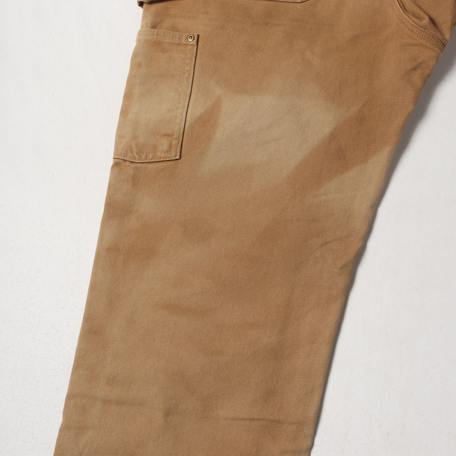 カーハート　ダブルニーパンツ　ブラウン　アメリカ製　31✖️32 Carhartt カーハート パンツ サイズ:31×32 US企画 ブラウンダック 配送