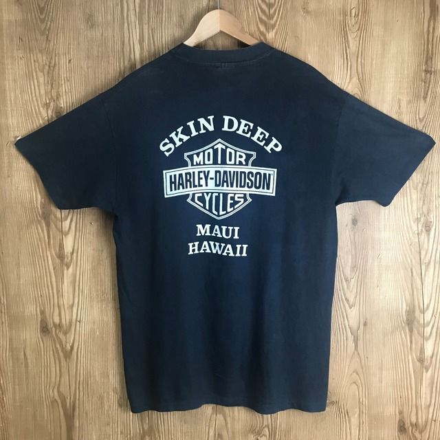 USA製 80s VINTAGE HARLEY DAVIDSON 半袖 T-sh Tシャツ サイズ メンズ 
