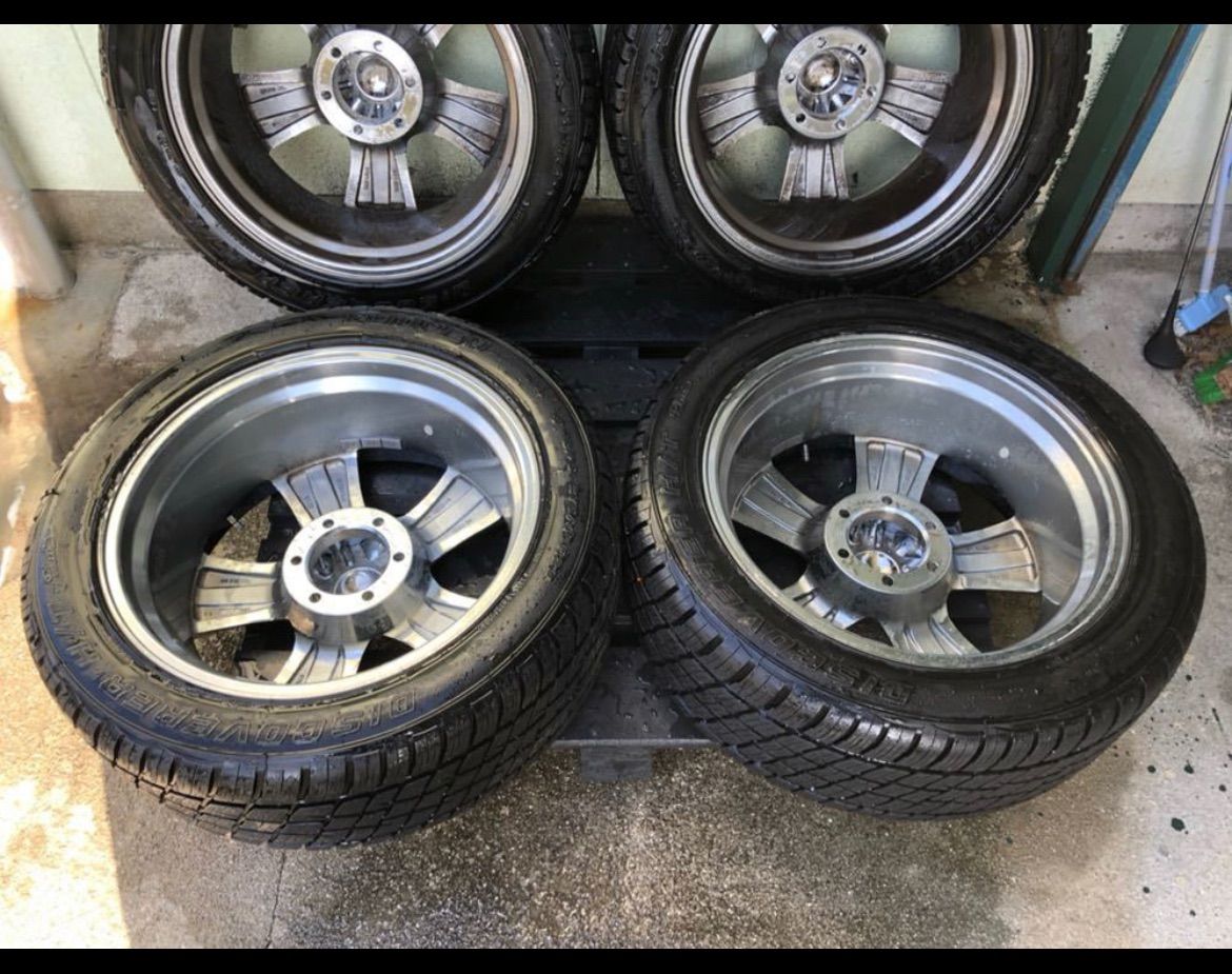 275/45R20 8.5J+18 6穴 20インチ タイヤホイール 4本セット - メルカリ