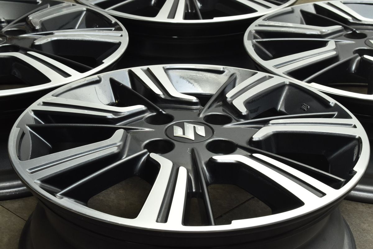 送料無料】スズキ ソリオ バンディット 純正 15in 5J +45 PCD100 4本