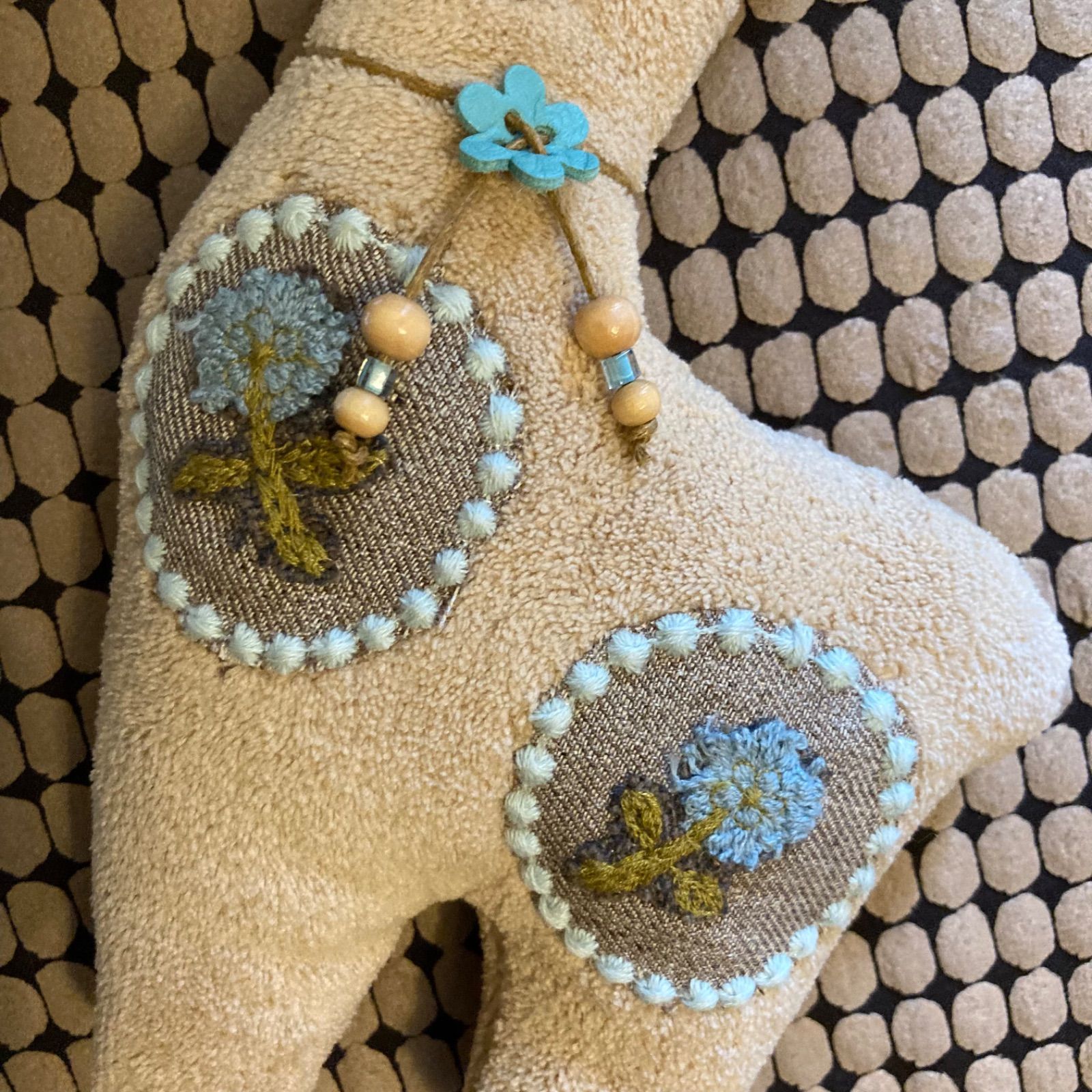 専用）ハンドメイド ミナペルホネン ダックスちゃんぬいぐるみ