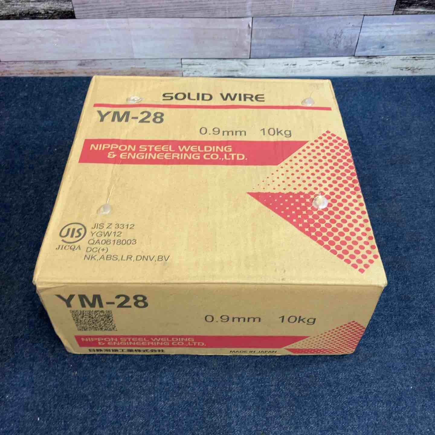 ソリッドワイヤ 溶接ワイヤー YM-28 0.9mm 10kg 八潮店