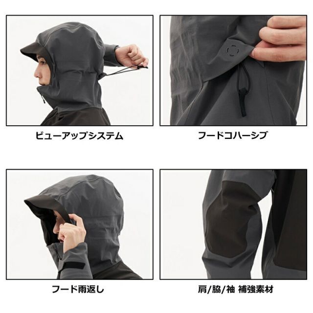 ダイワ DR-3923J コーデュラショートレインジャケット ブラック XL