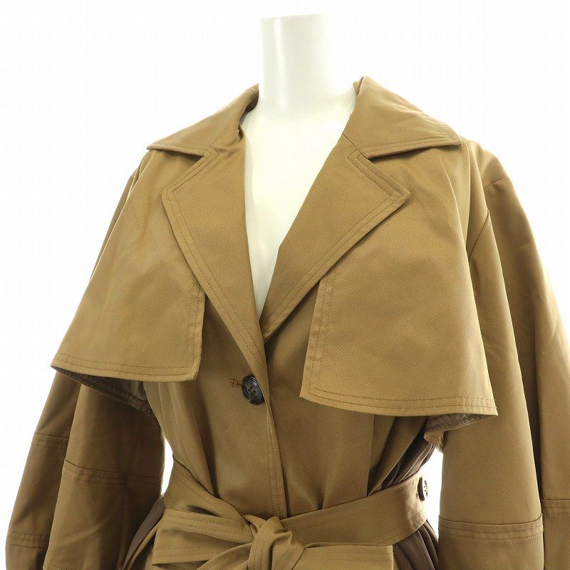 Ameri VINTAGE バルーンスリーブプリーツトレンチ　アメリヴィンテージ アメリヴィンテージ Ameri VINTAGE バルーンスリーブプリーツトレンチ