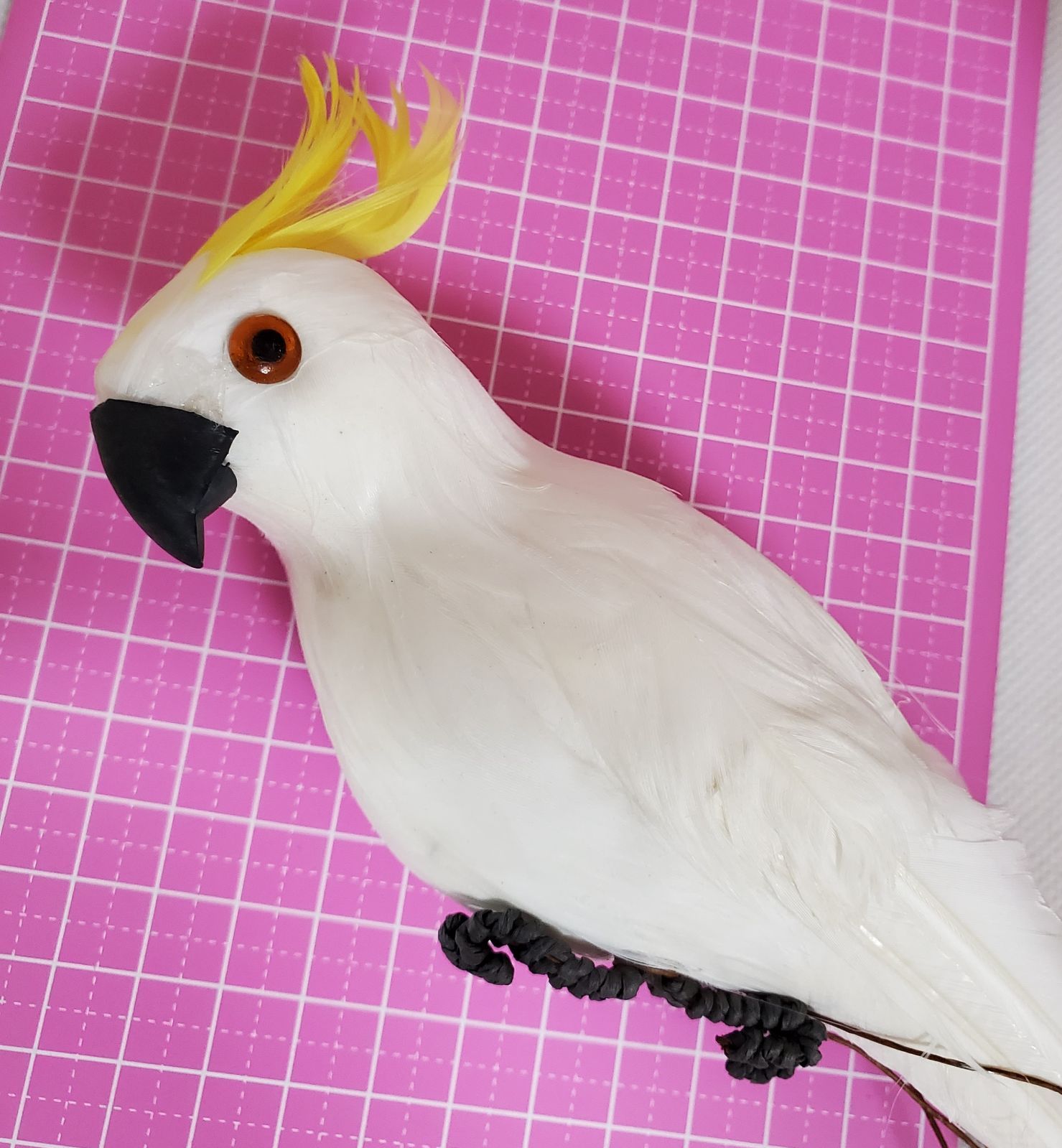 メルカリshops 白いオウム キバタン 28cm