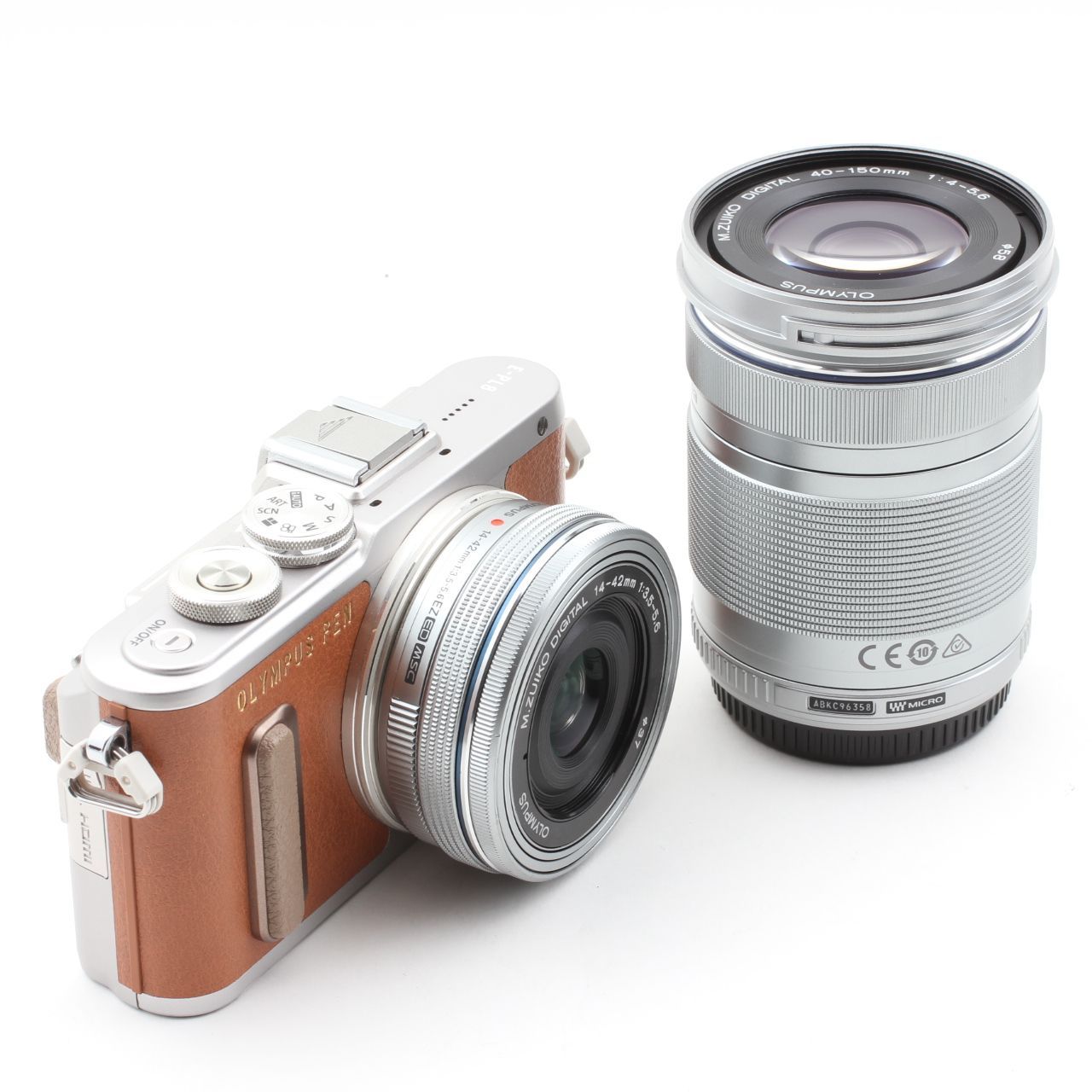 即日発送】OLYMPUS E-PL8 EZ ダブルズーム ブラウン OLYMPUS E−PL8 E