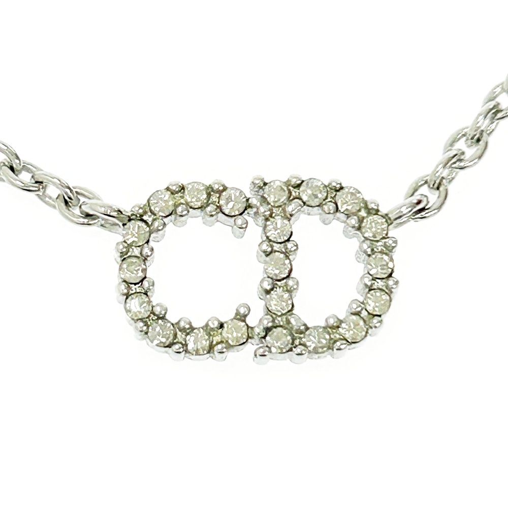 中古】Christian Dior クリスチャンディオール メタル クリスタル