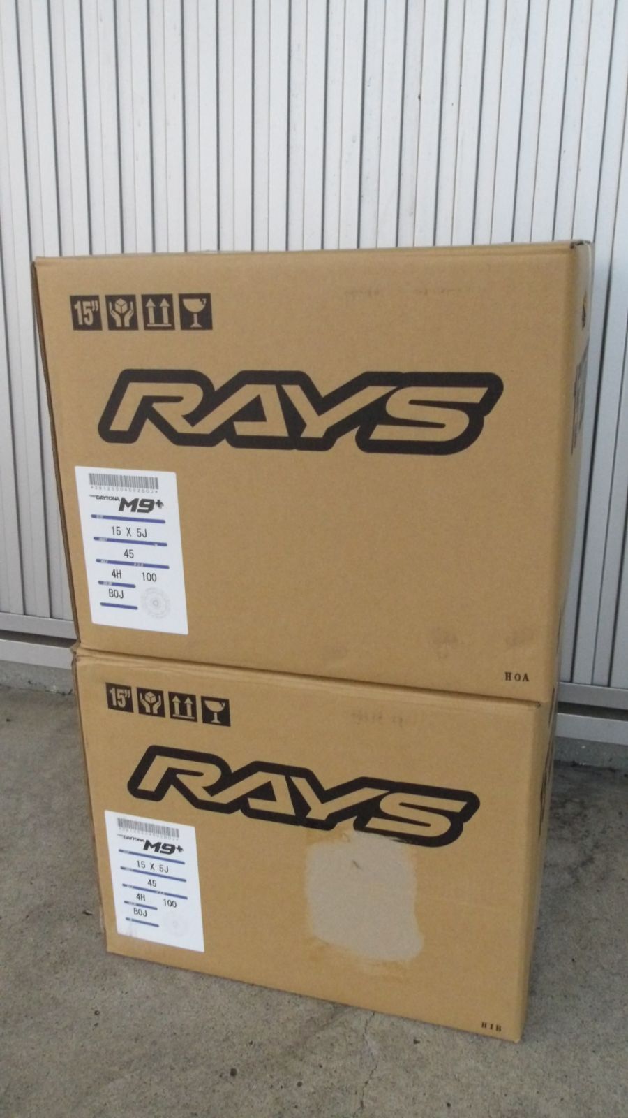 特価 新品即納在庫あり　タフト　RAYSレイズ　TEAM DAYTONA　M9+　１５インチ　４本SET