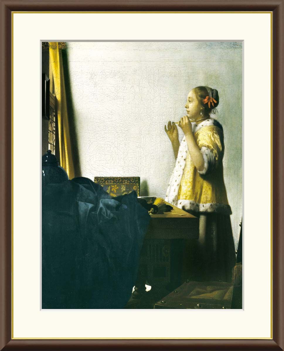 楽天市場】【額絵】 真珠の耳飾りの少女 ヨハネス・フェルメール F4