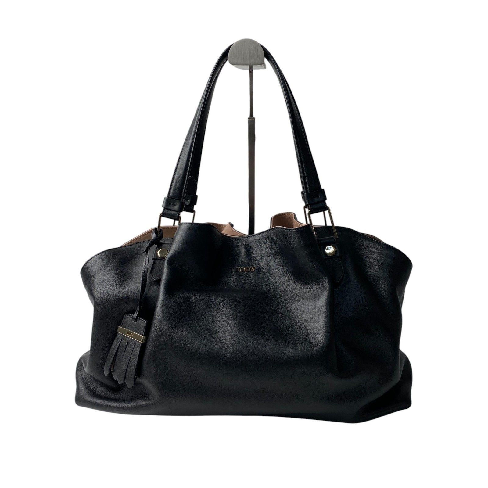 ✨未使用級！超美品✨TOD'S トッズ 本革 ハンドバッグ ショルダーバッグ 黒 TOD'S TODS トッズ ショルダーバッグ APA 2 MANICI MICRO