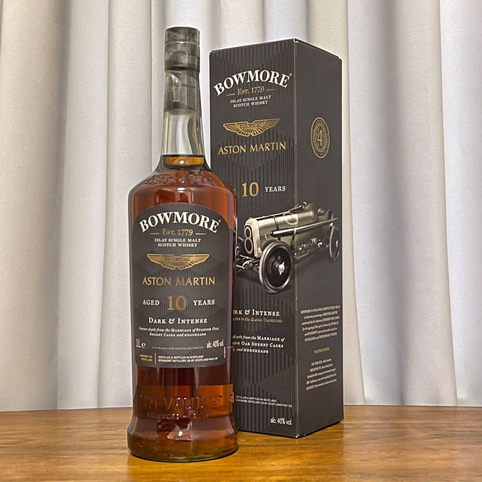 ボウモア BOWMORE 10年 アストンマーチン 1000mlアイラスコッチモルトウイスキー