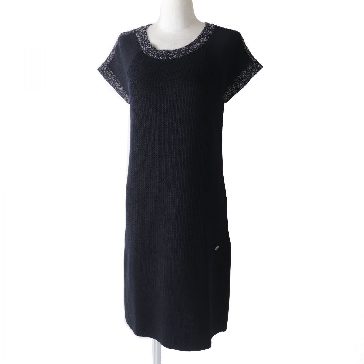 美品◎イタリア製 CHANEL シャネル P43319 レディース シルク使い 