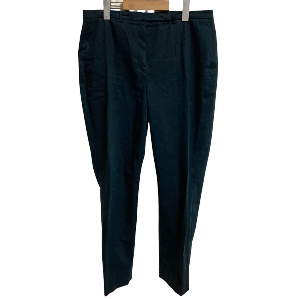 【美品】JIL SANDER　綿パンツ　スラックス　ストレッチ　未使用　ネイビー 美品】JIL SANDER 綿パンツ スラックス ストレッチ 未使用 ネイビー