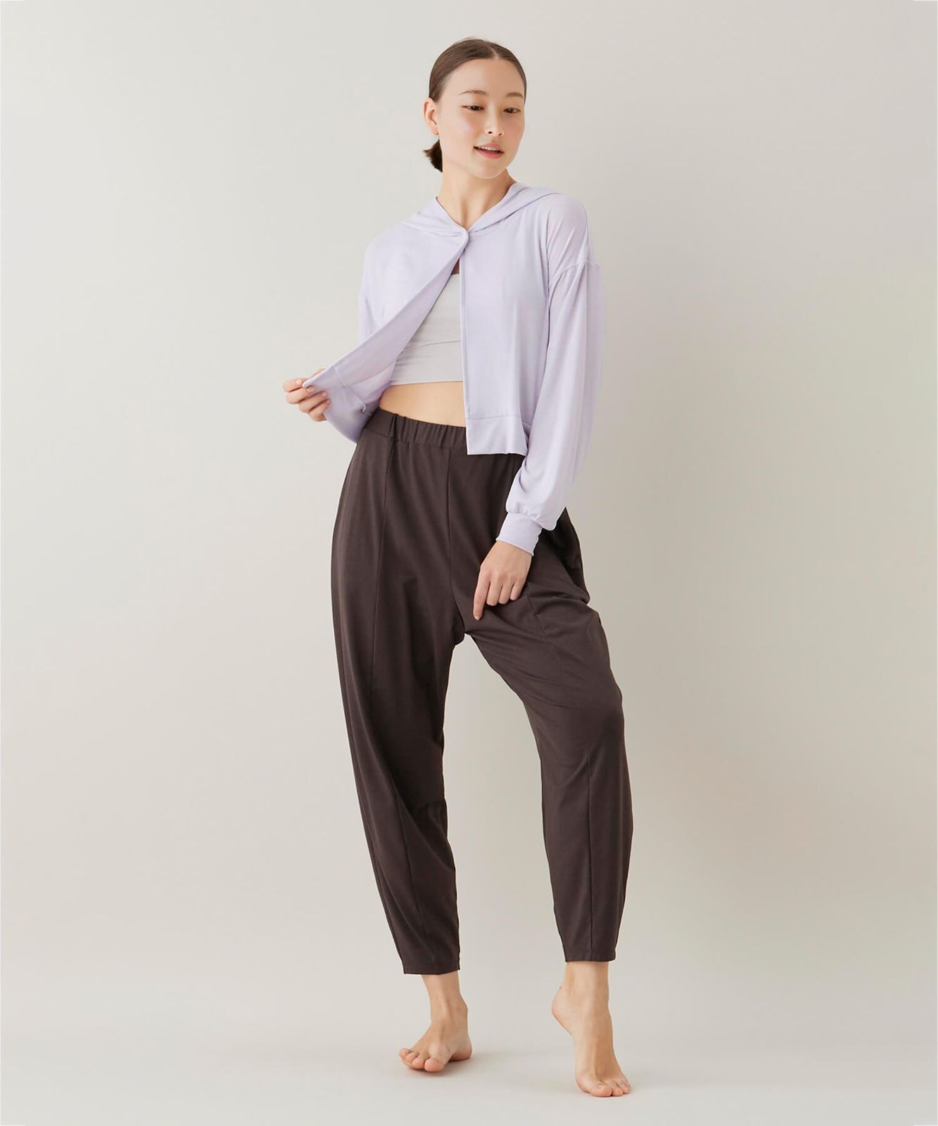 フリーサイズ 長袖パーカー