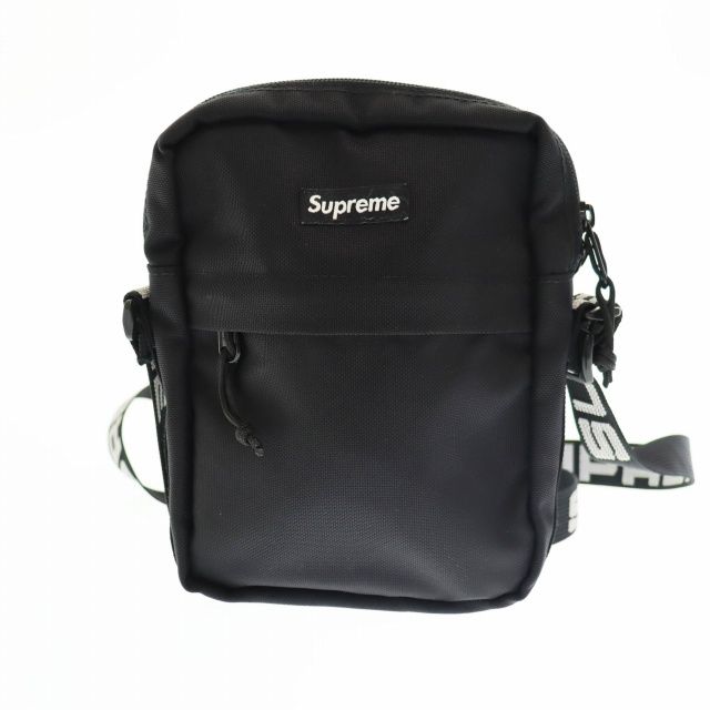 シュプリーム SUPREME 18SS Shoulder Bag ショルダー バック 黒 ブラック ブランド古着ベクトル AA ▲ 250917
