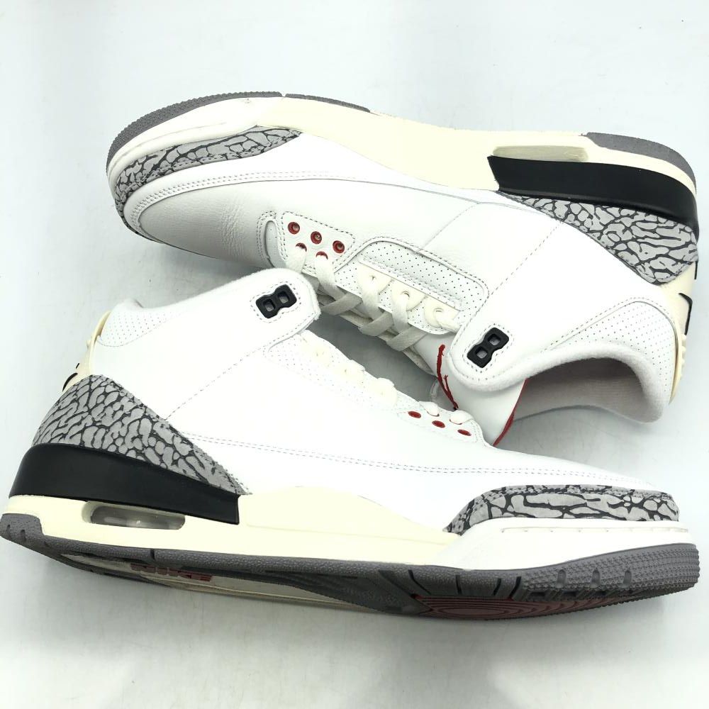 Air Jordan 3 Retro ホワイトセメント　リイマジンド Amazon.com | (Men's) Air Jordan 3 Retro 'Reimagined White Cement