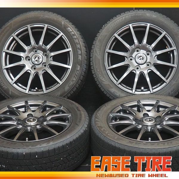 BRIDGESTONE BALMINUM 16インチ 6J 100-4H +45 195/55R16バリ山！