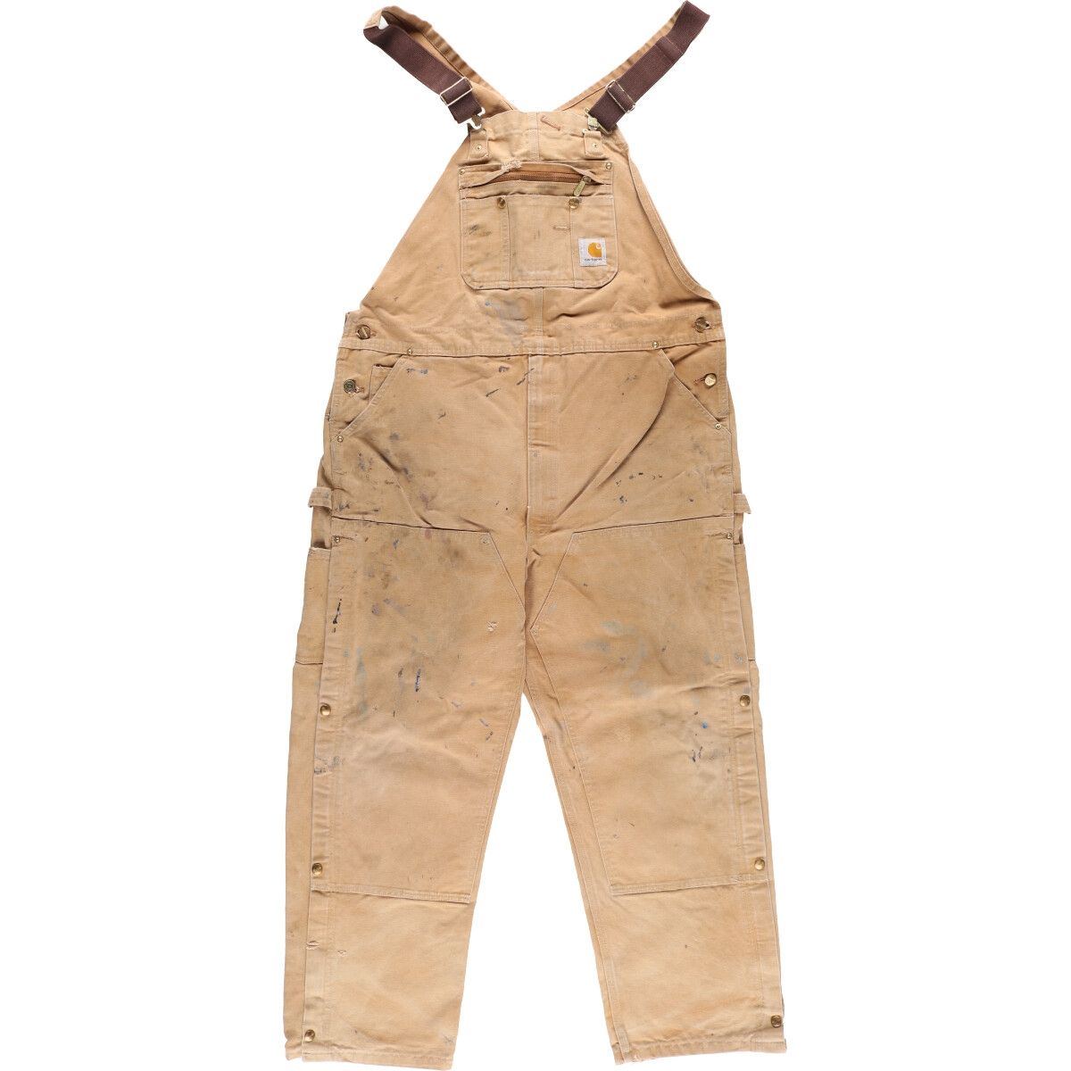 古着 90年代 カーハート Carhartt ダブルニー ダック地 オーバーオール メンズw45 ヴィンテージ/eaa355262 -  オーバーオール・つなぎ