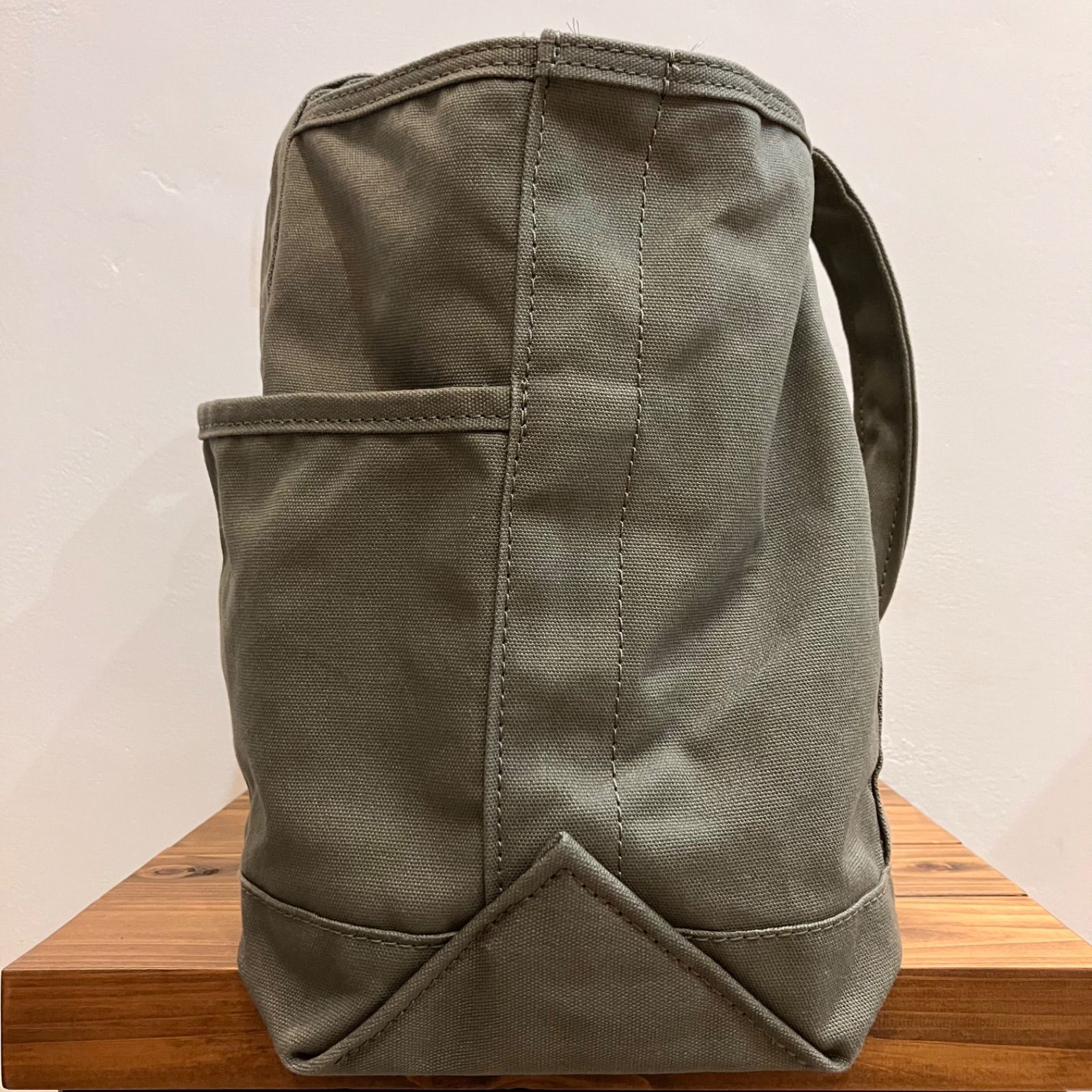 LLBean トートバッグ　スヌーピーコラボ カーキー LLBean トートバッグ スヌーピーコラボ カーキー - メルカリ