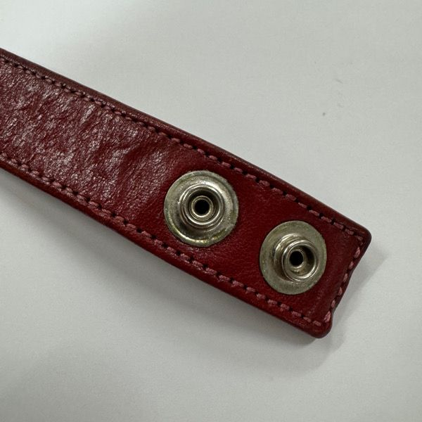 CHROME HEARTS/クロムハーツ 3ボタン2スナップ レザー